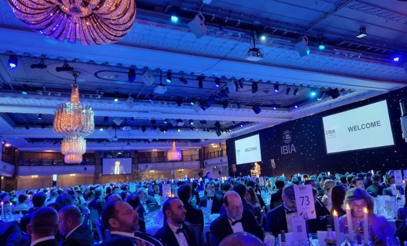 IBIA Annual Dinner 2026 – Maritime industry professionals and Alkagesta representatives networking at London IE Week gala event