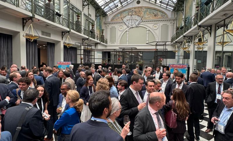 Networking session at TXF Amsterdam Commodity Finance Conference 2026 with industry participants