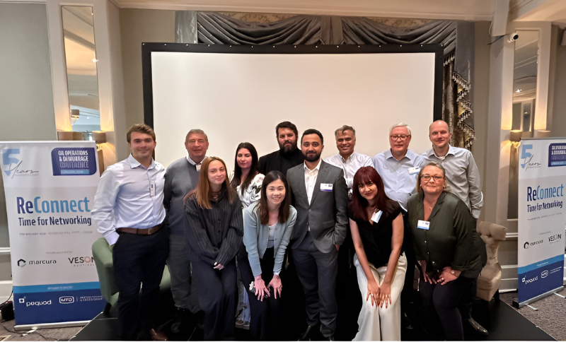 Group of conference participants at Oil Operations and Demurrage Conference 2026 networking session